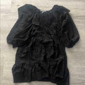 Chic Black Blouse dress